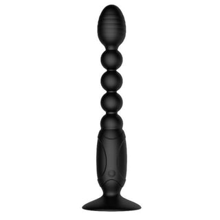 This is an image of Bunghole Shaker Vibrating Anal Beads, crafted from high-quality silicone for safety, comfort, and durability.