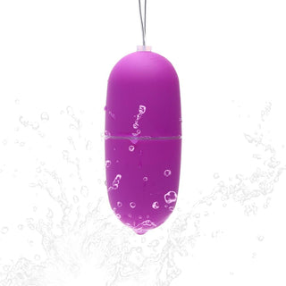 This is an image of the Powerful Wireless Egg Vibrator Remote, showcasing its smooth texture and non-porous surface for easy cleaning.