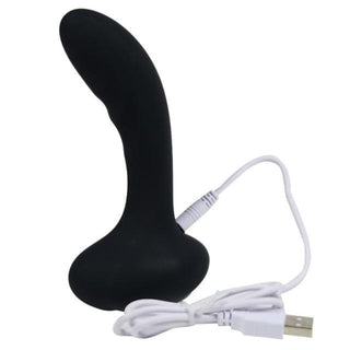 In the photograph, you can see an image of a 5.91-inch-long silicone vibrating plug with 10 vibration modes for ultimate pleasure.