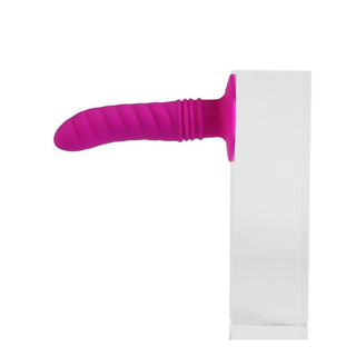 Ribbed Silicone Suction Cup Butt Trainer 4.72 Inches Long