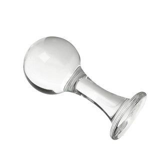 Check out an image of a high-quality glass butt plug designed for comfort and pleasure.