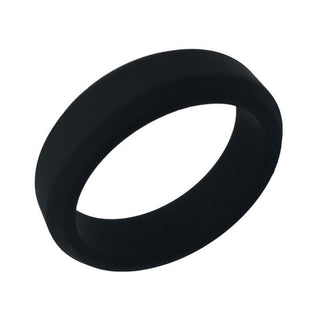 Stronger Erections Black Silicone Cock Ring