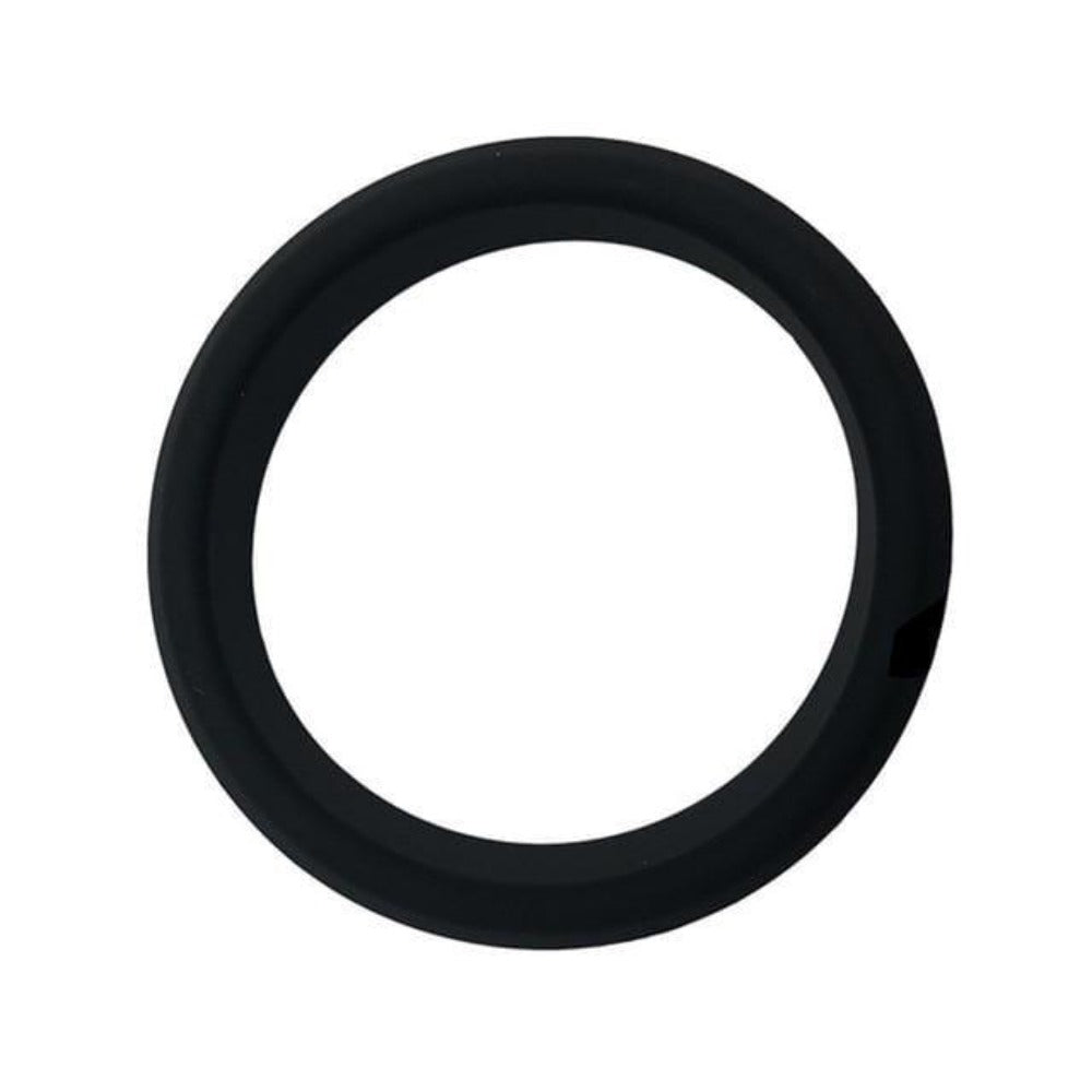 You are looking at an image of Stronger Erections Black Silicone Cock Ring - Explore the New Dimensions of Ecstasy