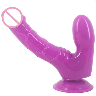 You are looking at an image of Maximum Pleasure Double Headed Dildo With Suction Cup, displaying the realistic design with two dildos for double penetration play.
