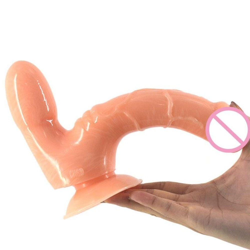 Feast your eyes on an image of Maximum Pleasure Double Headed Dildo With Suction Cup, featuring a soft touch and smooth insertion with water-based lube.