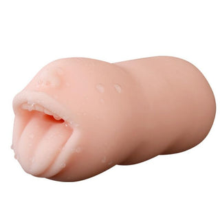 Pictured here is an image of Blowjob Is Life Male Masturbator, crafted with premium TPE for a lifelike feel and ultimate pleasure.