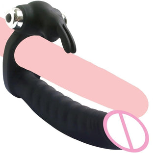 Take a look at an image of 5.71 inches length ribbed model for dual stimulation.