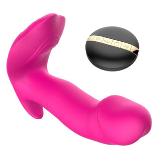 Take a look at an image of the wireless remote control for the vibrator with 10 vibration frequencies.