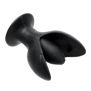 Take a look at an image of 3-Armed Silicone Expanding Anal Trainer in mysterious black color