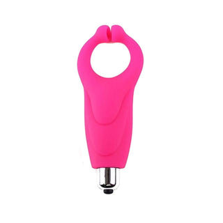 Here is an image of Pocket-Size Vibrating Clit Clamp with silicone and ABS materials.