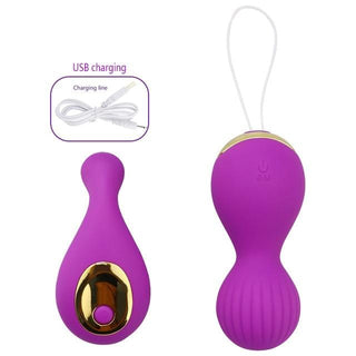 A visual representation of Waterproof Remote Control Kegel Balls, a versatile sex toy that doubles as a Kegel exerciser for pelvic muscle health.