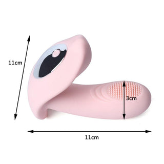 In the photograph, you can see an image of seamless design wearable vibrator for comfort and safety.