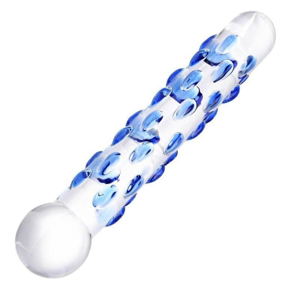 Check out an image of Beaded Bliss 7 Inch Double Ended Dildo, featuring a long beaded design for pleasurable penetration.