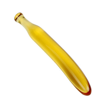 Take a look at an image of Banana Dildo Cute and Sexy Glass, a high-quality 7-inch glass toy with a diameter of 0.67 inches.