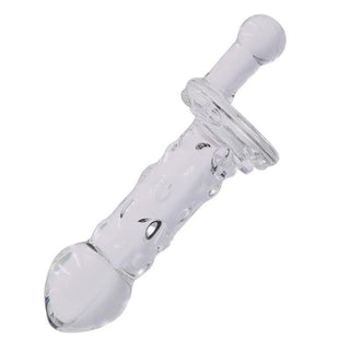 A photo of the studded shaft of the dildo rippling over anal or vaginal walls as the handle is spun, providing intense sensations.