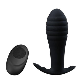 In the photograph, you can see an image of the premium silicone material of Erotic Anal Fun Vibrator, soft yet firm for optimal stimulation.