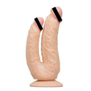 Take a look at an image of Ass and Pussy Bombardment 8.6 Inch Double Penetration Dildo for maximum pleasure.
