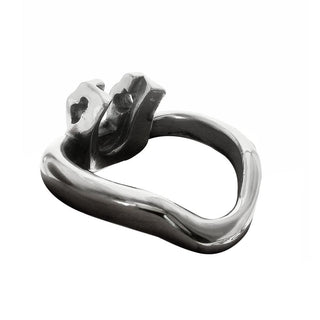 Featuring an image of the precise and smooth design of the Accessory Ring for Chief of Staff Metal Device, ensuring seamless integration into intimate play.
