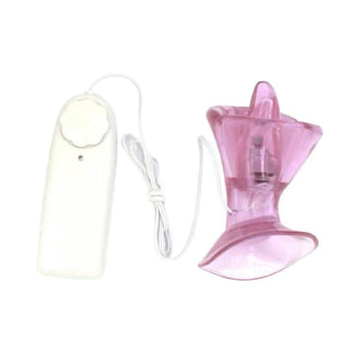 Battery Operated Nipple Toy Wired Remote Vibrating Stimulator Tongue