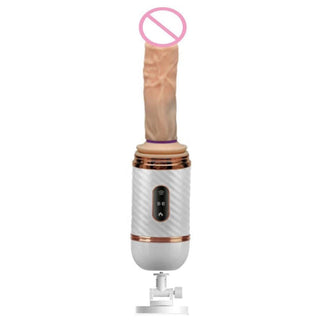 Here is an image of Magical Orgasm Automatic Dildo Sex Machine with erotic heating and thrusting functions.