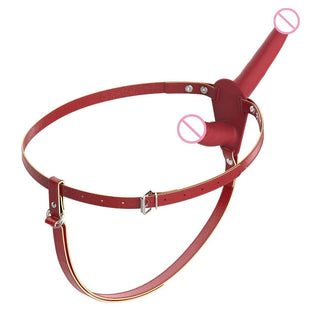 Passionate Red Double Ended Strap On