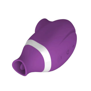 This is an image of a compact and powerful intimate toy designed for oral-like sensations.