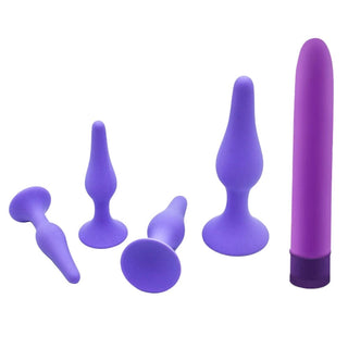 Silicone Plug 4pcs Anal Training Kit offering uncompromised comfort and safety with smooth, luxurious texture.