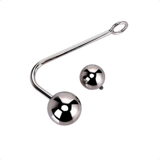 Stainless Steel Anal Hook With Removable Balls