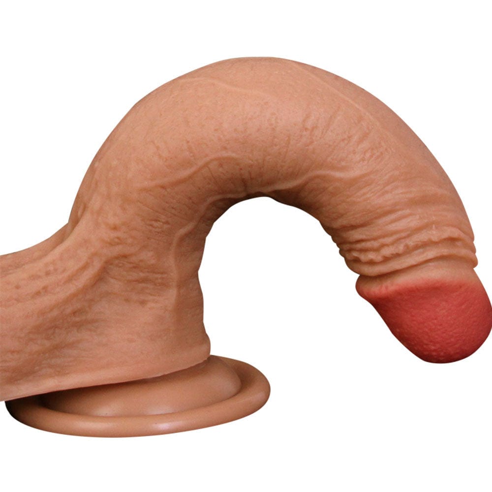 Sensually Realistic 9" Suction Cup Dildo With Balls