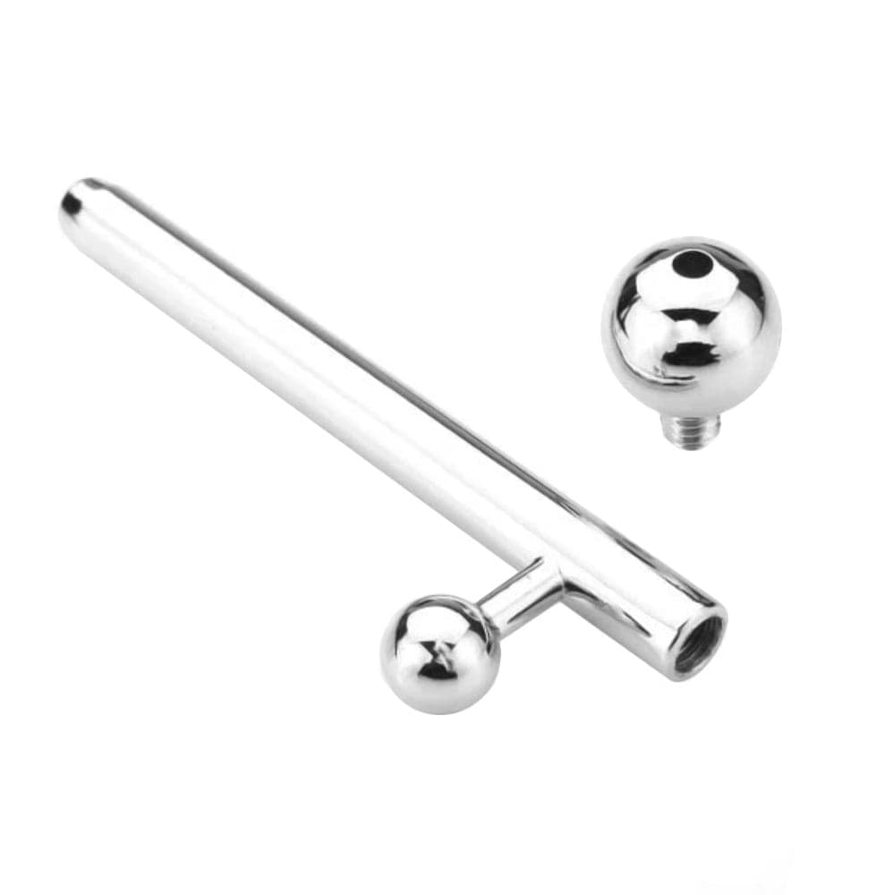 Surgical Steel Prince Albert Wand - A high-quality stainless-steel plug with a smooth, polished surface for a luxurious feel against the skin.