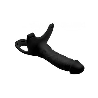 This is an image of the strap-on dildo with a length of 7 inches and a width of 1.7 inches, hitting all the right spots.