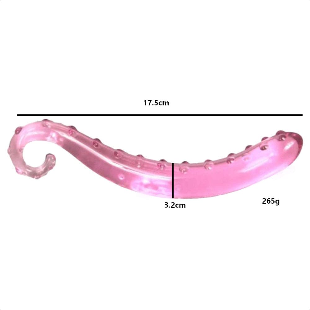 Pink Glass Octopus Tentacle Dildo