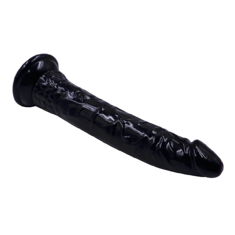 Strap On Delight Realistic Black With Suction Cup