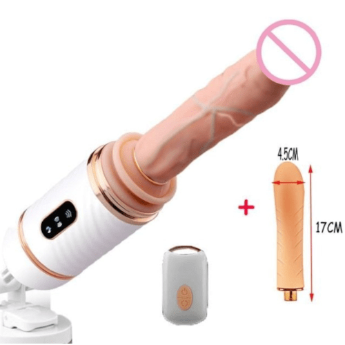 Intelligent Heating Rechargeable Sex Machine