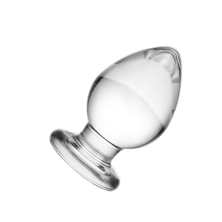 3 Sizes Large Transparent Glass Butt Plug For Men - Lovegasm 3 Sizes Large Transparent Glass Butt Plug For Men - Lovegasm