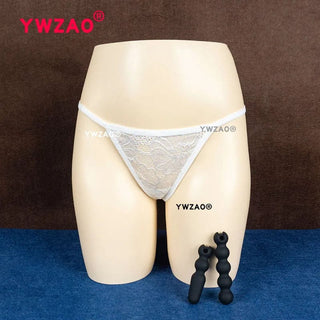 In the photograph, you can see an image of Anal Plug Thong featuring various plug sizes and styles for different sensations.