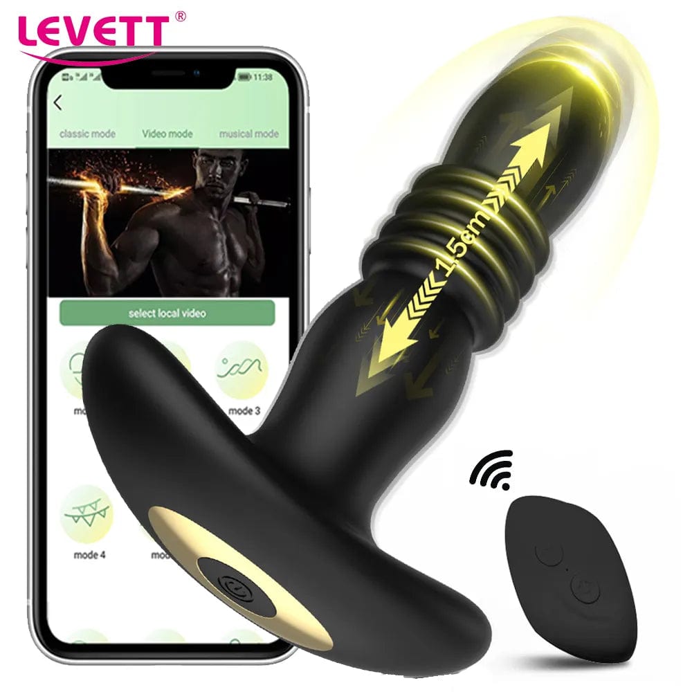 Remote Controlled Thrusting Anal Plug