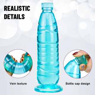 Water Bottle Plug Toy with practical features like suction cup and flared base for secure play.