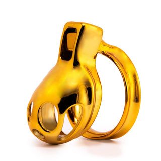 Small Gold Chastity Cage