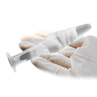 Feast your eyes on an image of 3 Piece Transparent Pyrex Glass Plug Anal Trainer Set For Men, offering a unique set of intimate tools for unparalleled pleasure and exploration.