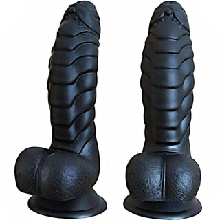 Take a look at an image of Dinosaur Dragon 7 Huge Thick Monster Silicone Animal Dildo For Women in Blue color.