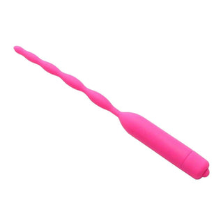Check out an image of Hot Pink Vibrating Penis Plug Urethral Plug Sex Toy For Men with 10-speed vibrations.