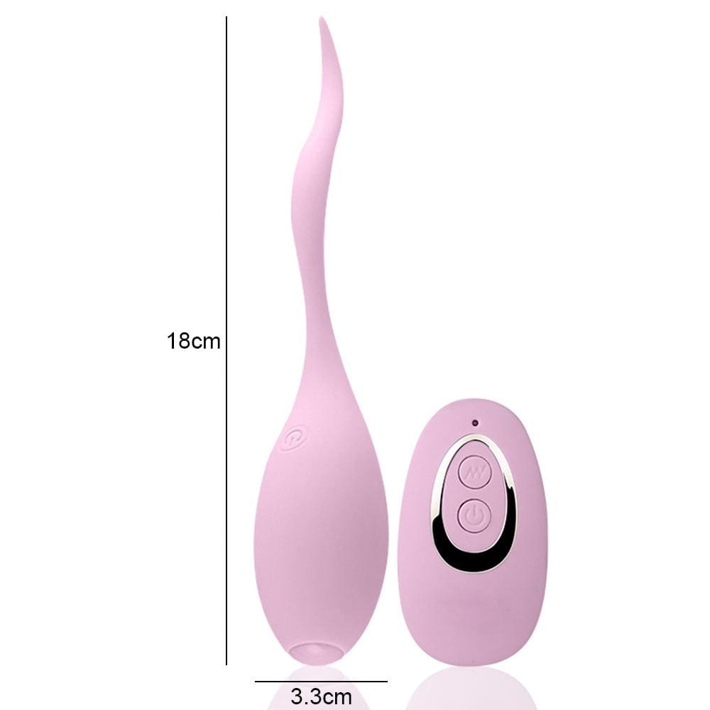 Demonstrating the waterproof feature of the Sperm-like Vibrating Kegel Balls 2pcs Set for versatile use.