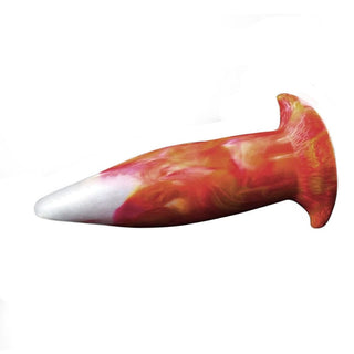 A picture of a soft medical-grade silicone dildo resembling a real dragon, offering an unparalleled stretch and comfortable ride.