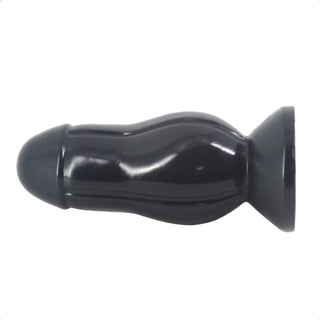 Black Silicone Tricolor Plug Extra Large For Men for intense sensations
