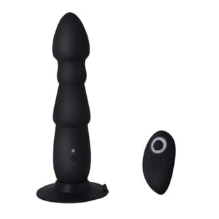 10-Speed Remote Controlled Vibrating Butt Plug Extra Large Toy For Men Silicone 7.8" Long - Lovegasm 10-Speed Remote Controlled Vibrating Butt Plug Extra Large Toy For Men Silicone 7.8" Long - Lovegasm