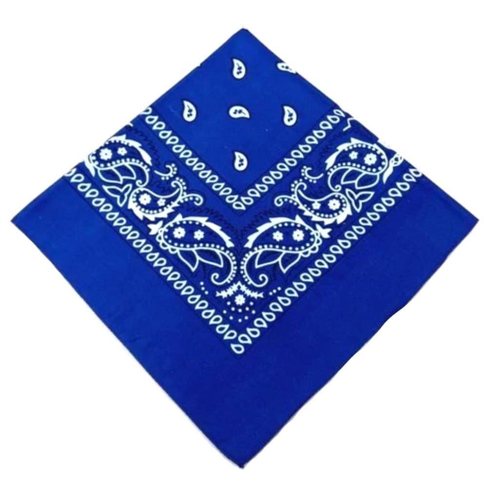 Feast your eyes on an image of a stylish accessory turned into a bandana cloth gag