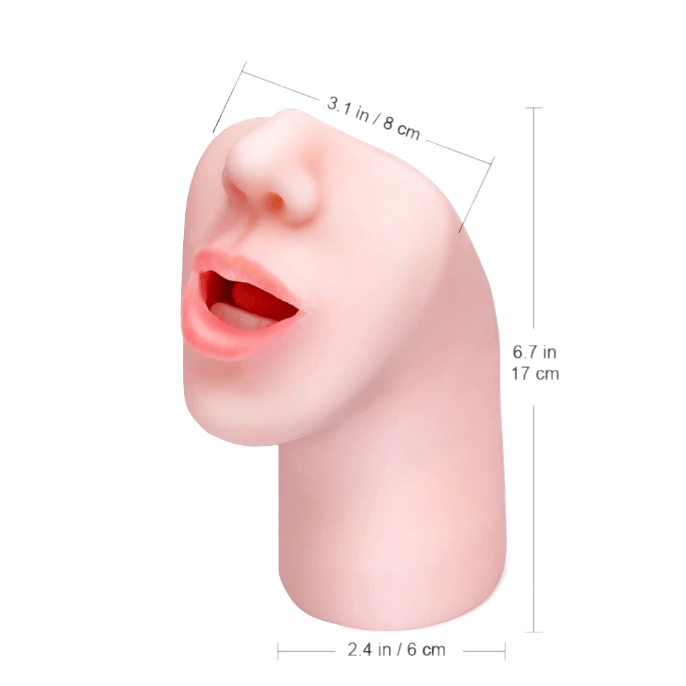 Mouth Wide Open Male Oral Simulator
