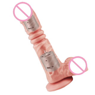 An image showcasing the 360-degree rotation feature of Powerful Thrusting Dildo Vibrator Remote.