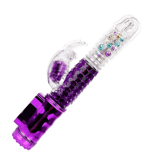 Here is an image of Scaly Pleasure 32-Frequency Rotating Vibrator G-spot with an elegant scaly texture